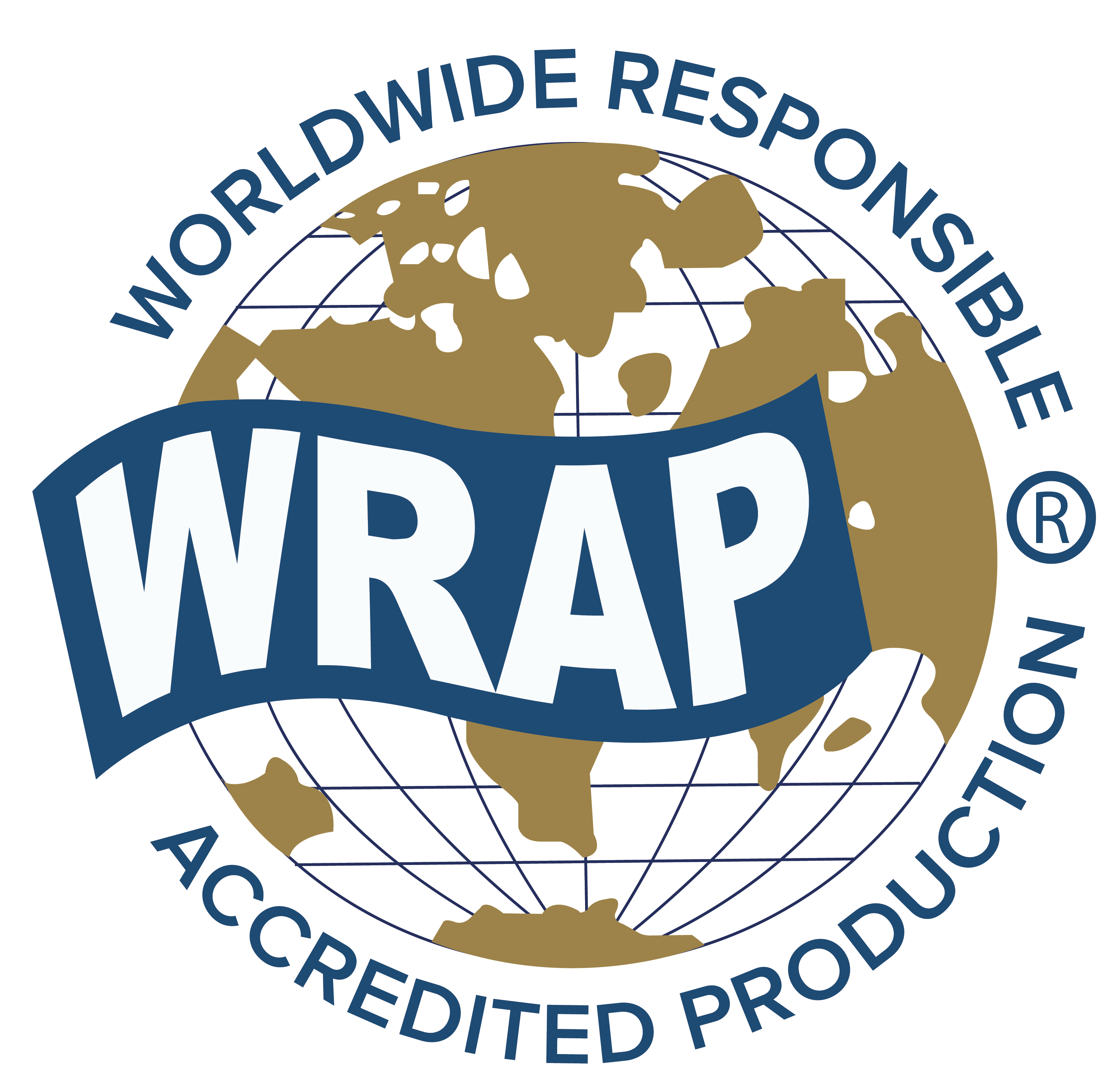 Logo des Siegels WRAP (Worldwide Responsible Accredited Production)