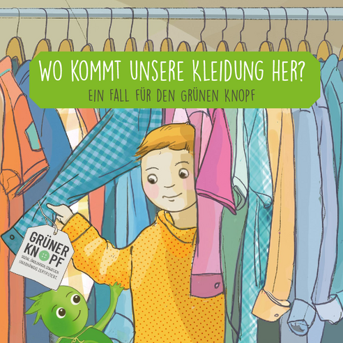 Titelbild des GK-Kinderhefts "Wo kommt unsere Kleidung her?"